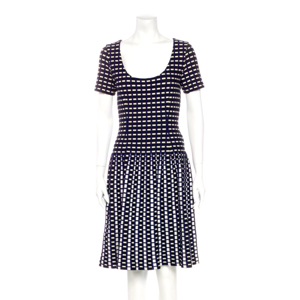 PRADA Printed A Line dress Sz 8